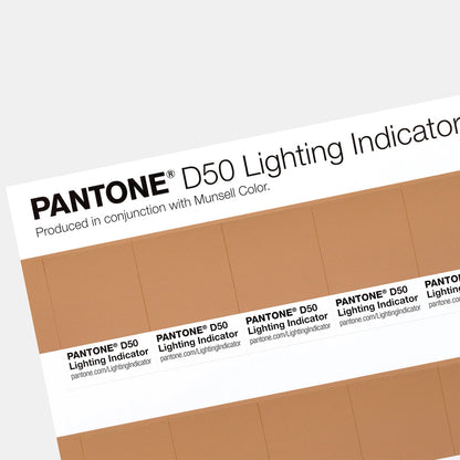 PANTONE® Lighting Indicator Stickers D50 -  LNDS-1PK-D50