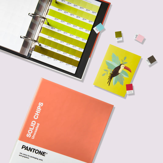 PANTONE® Solid Chips - Coated & Uncoated - using the chips