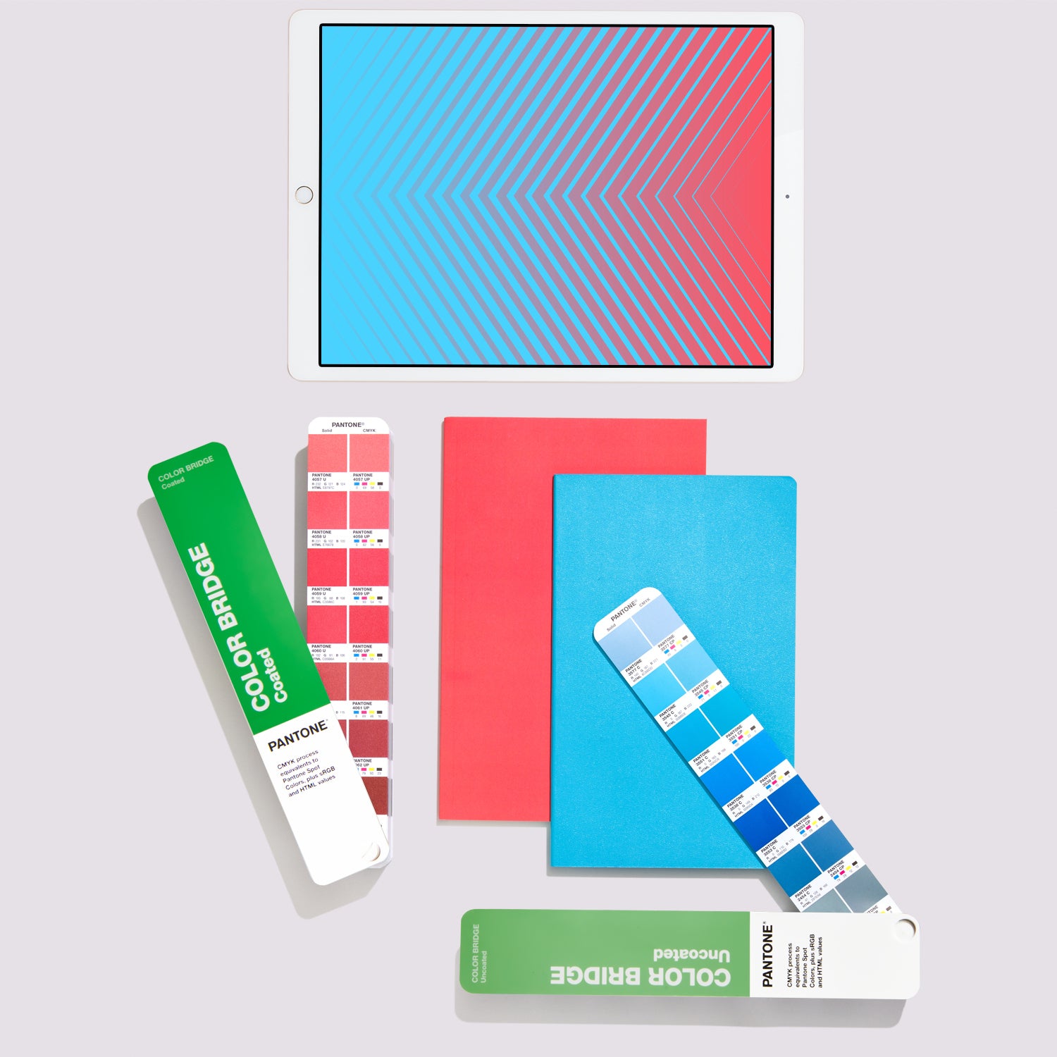 【美品】Pantone color bridge coated 色見本 PANTONE Color Bridge Guide Set GP6102B - Coated & Uncoated