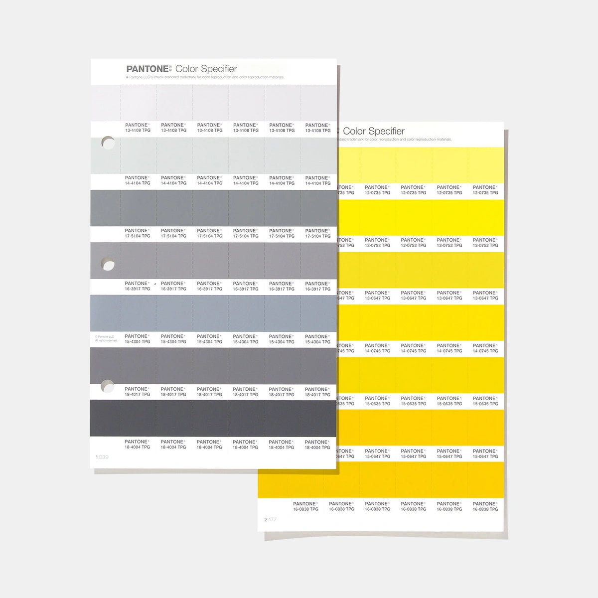 PANTONE® FHI Color Specifier Replacement Pages