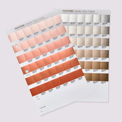 PANTONE® Metallic Chips Book - pages of detachable chips