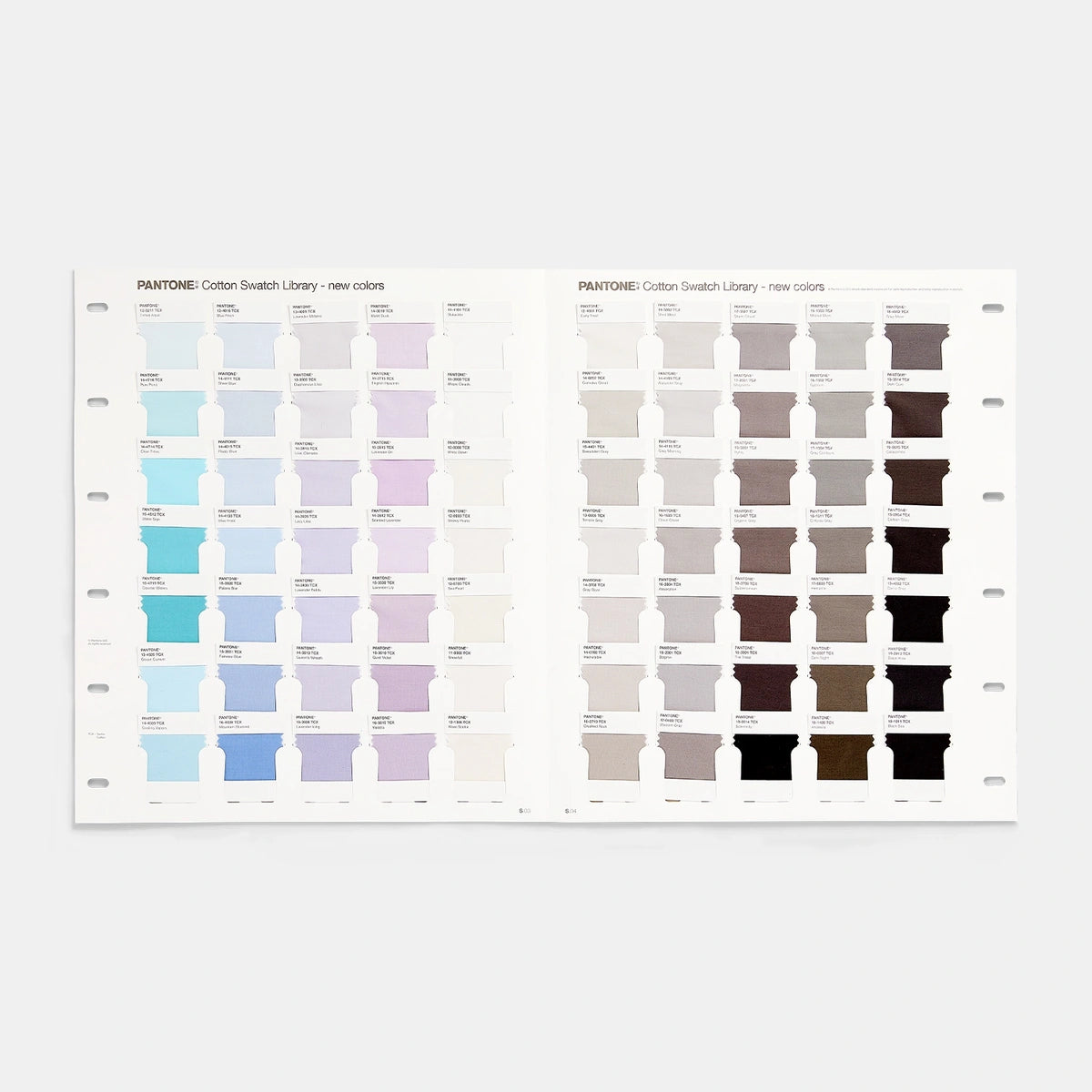 PANTONE® Fashion, Home + Interiors Cotton Swatch Library Dualities Expansion Pack - FHIC110C